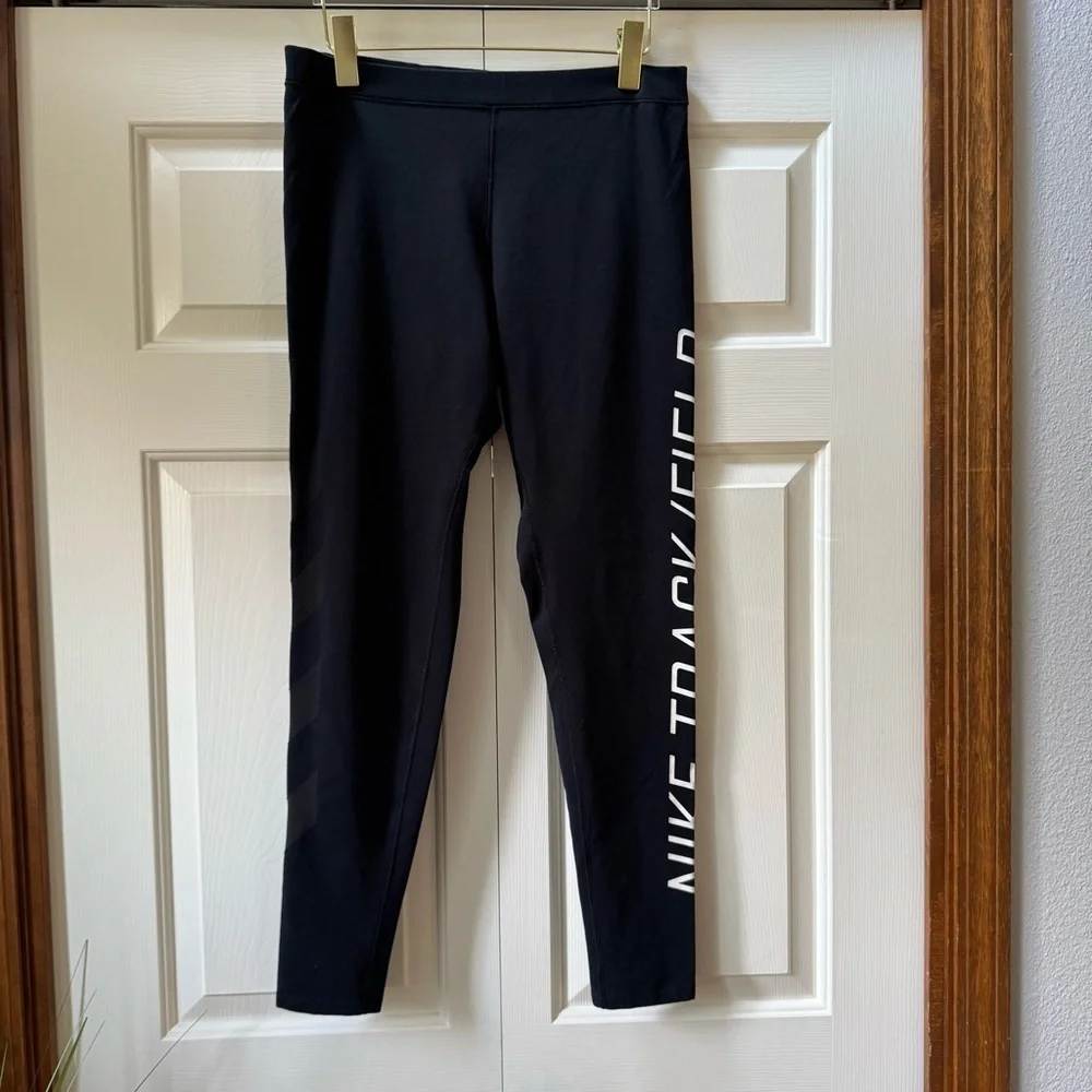 Nike Track and Field Graphic Running Tights Leggings Women’s size large